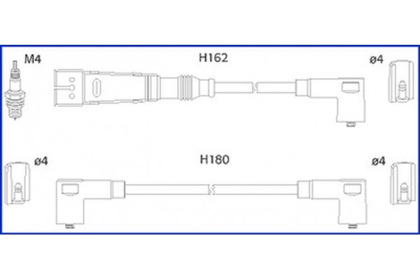 Hitachi Σετ Καλωδίων Υψηλής Τάσης - 134784