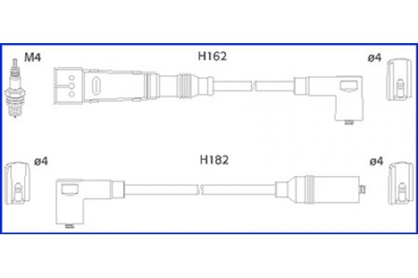 Hitachi Σετ Καλωδίων Υψηλής Τάσης - 134785