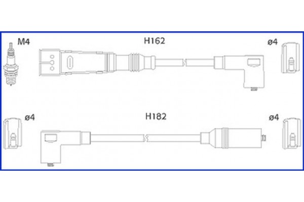 Hitachi Σετ Καλωδίων Υψηλής Τάσης - 134785
