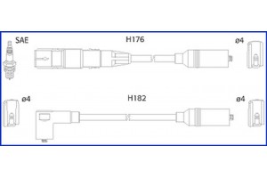 Hitachi Σετ Καλωδίων Υψηλής Τάσης - 134790