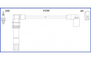 Hitachi Σετ Καλωδίων Υψηλής Τάσης - 134797