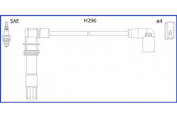 Hitachi Σετ Καλωδίων Υψηλής Τάσης - 134797