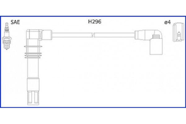 Hitachi Σετ Καλωδίων Υψηλής Τάσης - 134797