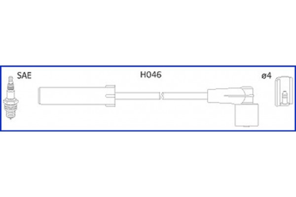 Hitachi Σετ Καλωδίων Υψηλής Τάσης - 134979