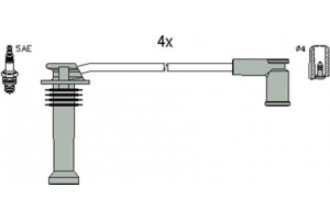 Hitachi Σετ Καλωδίων Υψηλής Τάσης - 134988