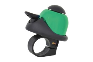 Dresco Κουδούνι Ποδηλάτου Μίνι Μαύρο/Πράσινο (5250110)