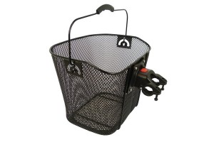 Dresco Καλάθι Ποδηλάτου Μεταλλικό Μαύρο (5251750)