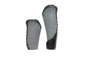 Dresco Ανατομικές Χειρολαβές Ποδηλάτου Ergo Grip Σε Γκρι Χρώμα (5250155)