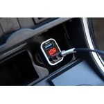 Φορτιστής Αναπτήρα Και Battery Check (Βολτόμετρο) Αυτοκινήτου Amio (01028) Με 2 Usb Λευκός-Γαλάζιος 1 Τεμάχιο-4