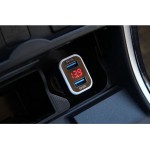 Φορτιστής Αναπτήρα Και Battery Check (Βολτόμετρο) Αυτοκινήτου Amio (01028) Με 2 Usb Λευκός-Γαλάζιος 1 Τεμάχιο-4
