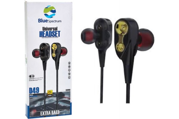 Ακουστικά Handsfree Ψείρες Με Μικρόφωνο Μαύρα 1Ζευ Ακουστικά Handsfree Ψείρες Με Μικρόφωνο Μαύρα 1Ζευ