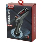 Fm Transmitter ALS-A812 Με Bluetooth, 2 Usb Και Οθόνη Lcd Μαύρο 1 Τεμάχιο Fm Transmitter ALS-A812 Με Bluetooth, 2 Usb Και Οθόνη Lcd Μαύρο 1 Τεμάχιο
