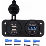 Φορτιστής Αναπτήρα Αυτοκινήτου Και Battery Check (Βολτόμετρο) Με 2 Usb 5V 1A Μαύρος1 Τεμάχιο Φορτιστής Αναπτήρα Αυτοκινήτου Και Battery Check (Βολτόμετρο) Με 2 Usb 5V 1A Μαύρος1 Τεμάχιο