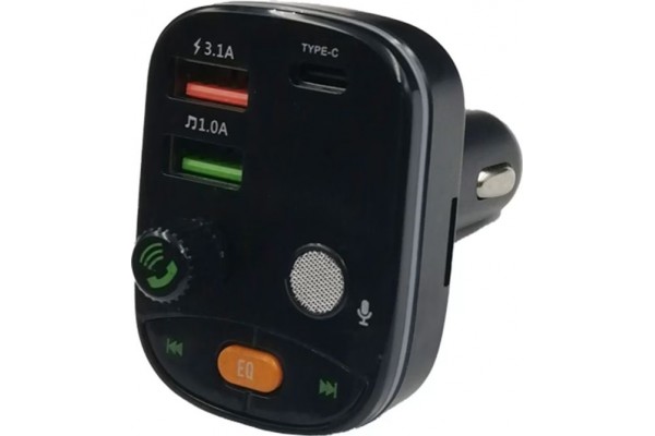 Fm Transmitter ΡL-653 Με Bluetooth, 2 Usb Και Οθόνη Lcd Μαύρο 1 Τεμάχιο Fm Transmitter ΡL-653 Με Bluetooth, 2 Usb Και Οθόνη Lcd Μαύρο 1 Τεμάχιο