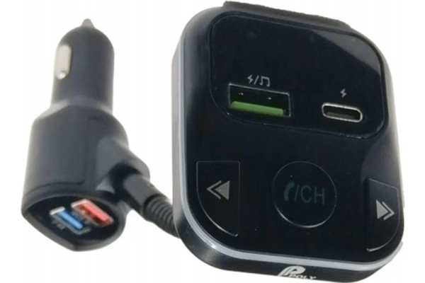 Fm Transmitter ΡL-658 Με Bluetooth, 2 Usb Και Οθόνη Lcd Μαύρο 1 Τεμάχιο Fm Transmitter ΡL-658 Με Bluetooth, 2 Usb Και Οθόνη Lcd Μαύρο 1 Τεμάχιο