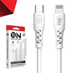 On Mobile Accessories Καλώδιο Type-c Σε Lightning Λευκό On Mobile Accessories Καλώδιο Type-c Σε Lightning Λευκό