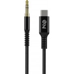 On Mobile Accessories Καλώδιο Aux 3.5mm Σε Type-c Μαύρο On Mobile Accessories Καλώδιο Aux 3.5mm Σε Type-c Μαύρο