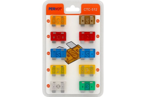 Σετ Ασφάλειες Αυτοκινήτου CTC-512 M - 000455 40 Τεμαχίων Σετ Ασφάλειες Αυτοκινήτου CTC-512 M - 000455 40 Τεμαχίων