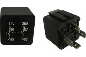 Ρελέ Αυτοκινήτου 4 Επαφών 12 Volt 30A LR-2111 1 Τεμάχιο