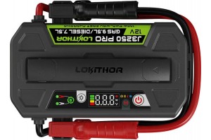 Εκκινητής Μπαταριών Αυτοκινήτου, Powerbank, Φακός Led 3 Σε1 Lokithor J3250 Pro LifePO4 12 Volt 3250A 1 Τεμάχιο