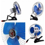 Ανεμιστηρας 24V Νικελ Με Κλιπ 6''