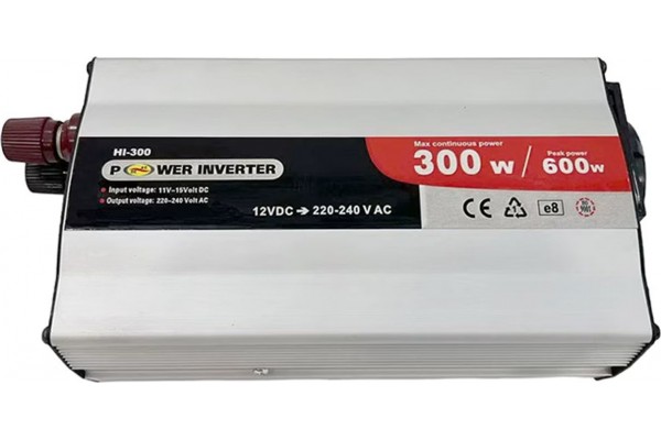 Inverter Αυτοκινήτου Από 12 Volt Σε 230 Volt 300/600 Watt 1 Τεμάχιο Inverter Αυτοκινήτου Από 12 Volt Σε 230 Volt 300/600 Watt 1 Τεμάχιο