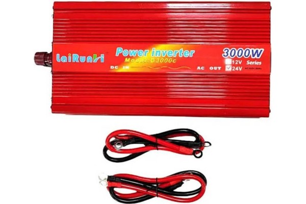 Inverter Αυτοκινήτου Lairun 24V 3000W 1 Τεμάχιο Inverter Αυτοκινήτου Lairun 24V 3000W 1 Τεμάχιο