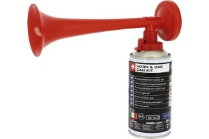 Κόρνα Γηπέδου Με Φιάλη 300ml 500hz 110db Με Πιστοποίηση E3 Made In Italy 1 Τεμάχιο