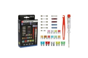 Ασφάλειες Αυτοκινήτου Με Δοκιμαστικό Κατσαβίδι Multi Fuse Set 28 Τεμαχίων Car+