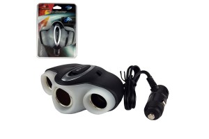 Προέκταση Αναπτήρα Τριπλή Exspider Μαύρη 22642 1 Τεμάχιο