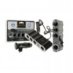Προέκταση Αναπτήρα In-Car Wf-4008 Τετραπλή 12/24V Με 2 Usb 1 Τεμάχιο