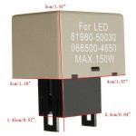 Ρελέ Αυτοκινήτου Flasher Για Led 12 Volt 8P 1 Τεμάχιο