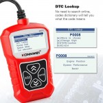 Διαγνωστικό Αυτοκινήτων Ψηφιακό Obdii / Eobd Scanner Konnwei KW310