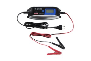 Φορτιστής Συντηρητής Μπαταριών Αυτοκινήτου & Μοτο Με Οθόνη Led 6/12 Volt 4 Amper