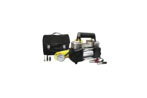 Κομπρεσέρ -Κομφλέρ Αέρος Αυτοκινήτου Μεταλλικό Μεγάλο Με 2 Κυλίνδρους Και Μανόμετρο 72864