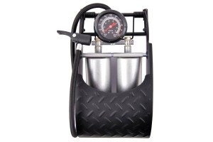 Τρόμπα Αέρος Ποδιού Διπλή Με Μανόμετρο Heavy Duty 15.5cm X 9.5cm 11527