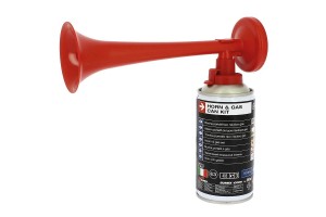 Κόρνα Γηπέδου Με Φιάλη 300ml 500hz 110db Με Πιστοποίηση E3 Made In Italy