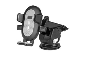 Βάση Κινητού Για Το Ταμπλό & Το Παρμπρίζ Με Επεκτάσιμο Βραχίωνα Και Βεντούζα Amio 02917 / Hold-16 Μαύρη 1 Τεμάχιο