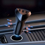 Φορτιστής Αναπτήρα Αυτοκινήτου CC-307 4.2A Με 3 Usb Μαύρος 1 Τεμάχιο