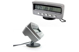 Βολτόμετρο, Θερμόμετρο Και Ρολόι Αυτοκινήτου VST-7045V 1Τμχ