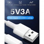 Καλώδιο Usb Φόρτισης Και Μεταφοράς Δεδομένων Earldom EC-131C Για Type-C 3A 1m 1 Τεμάχιο