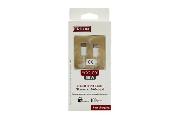 Καλώδιο Type-C Σε Type-C Earldom ECC-001 1 Τεμάχιο