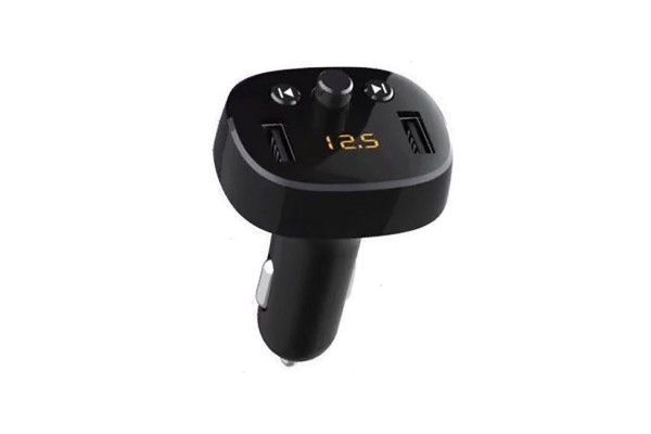 Fm Transmitter ALS-A931 Με Bluetooth, 2 USB, Οθόνη Lcd Και Τηλεχειριστήριο Μαύρο 1 Τεμάχιο