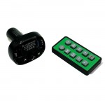 Fm Transmitter ALS-A931 Με Bluetooth, 2 USB, Οθόνη Lcd Και Τηλεχειριστήριο Μαύρο 1 Τεμάχιο