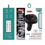 Fm Transmitter ALS-A931 Με Bluetooth, 2 USB, Οθόνη Lcd Και Τηλεχειριστήριο Μαύρο 1 Τεμάχιο