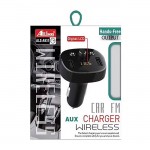 Fm Transmitter ALS-A931 Με Bluetooth, 2 USB, Οθόνη Lcd Και Τηλεχειριστήριο Μαύρο 1 Τεμάχιο