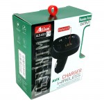 Fm Transmitter ALS-A931 Με Bluetooth, 2 USB, Οθόνη Lcd Και Τηλεχειριστήριο Μαύρο 1 Τεμάχιο