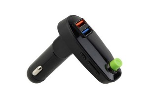 Fm Transmitter ALS-A812 Με Bluetooth, 2 Usb Και Οθόνη Lcd Μαύρο 1 Τεμάχιο