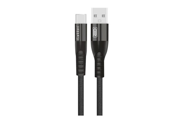 Καλώδιο Usb Φόρτισης Και Μεταφοράς Δεδομένων Για Type-C Earldom EC-077C Μαύρο 1m 1 Τεμάχιο