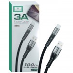 Καλώδιο Usb Φόρτισης Και Μεταφοράς Δεδομένων Για Type-C Earldom EC-077C Μαύρο 1m 1 Τεμάχιο